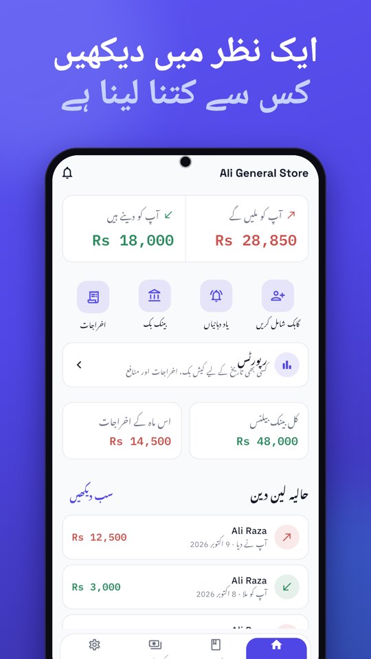 Munshi home in Urdu